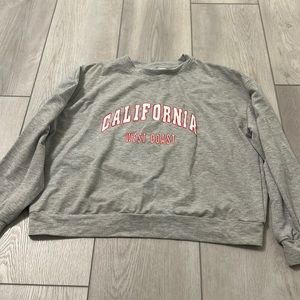 Grey crewneck